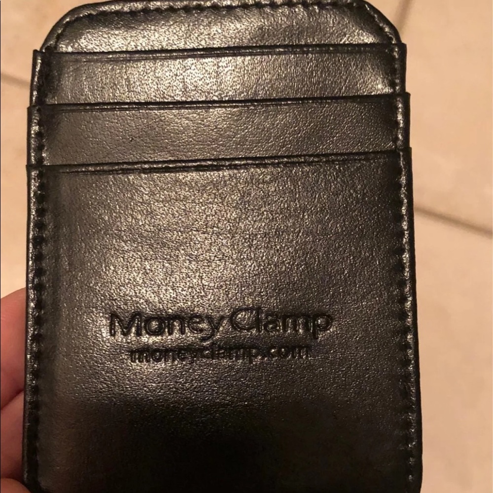 Leather money clamp